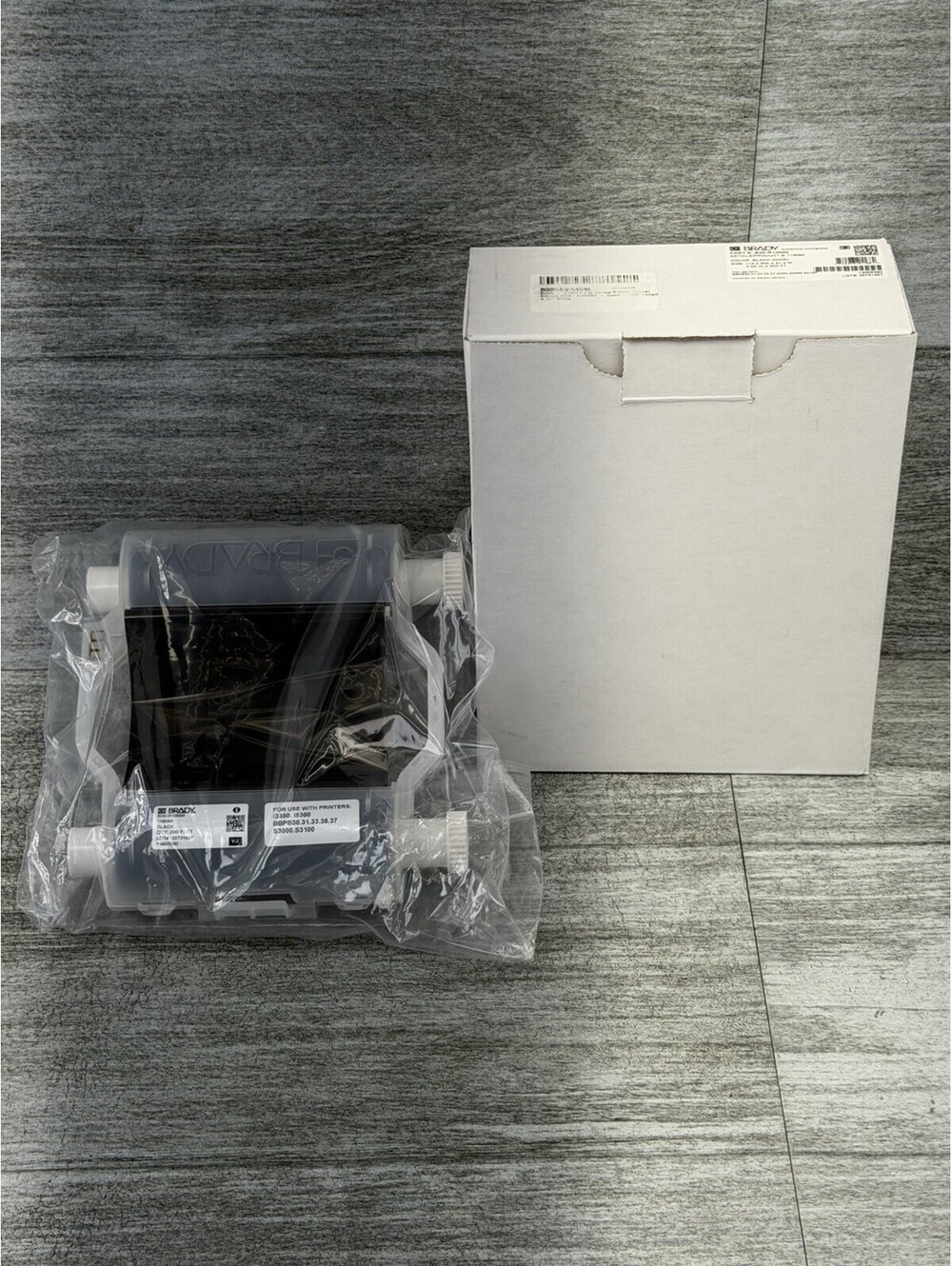 Brady 118084 B30 Series R10000 Printer Ribbon B30-R10000 Black Thermal Transfer